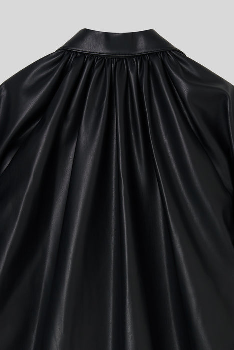 Synthetic Leather Jacket_Black