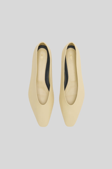 Cover Flat Shoes_Cream