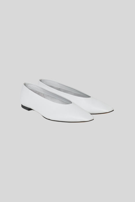 Cover Flat Shoes_White