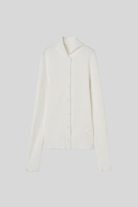 033-Rib Knit Cardigan_Dark Navy