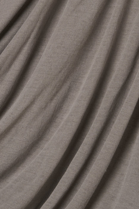 Skin Touch Shirring Tops_Pearl Gray