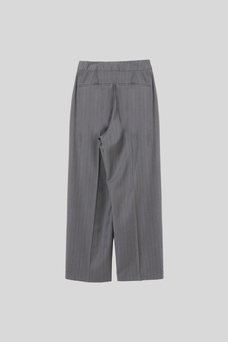 ※033-T/W Tropical Tuck Trouser_Gray
