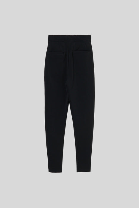 Wool Balloon Trousers_Black