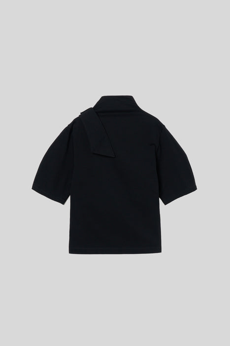 Pure Organic Cotton Blouse_Black