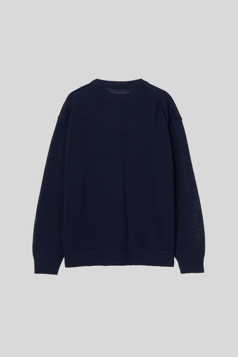 Cotton Knit P/O_Navy