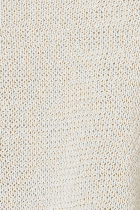 Cotton Knit Poncho_Sage