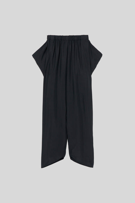 Chambray Drape Pants_Black