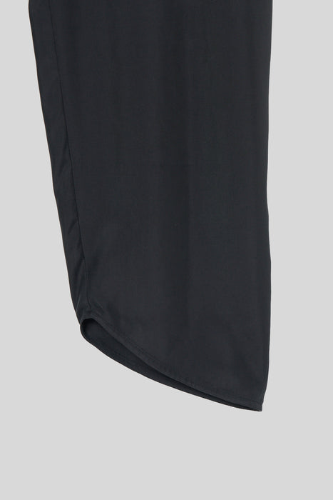 Chambray Drape Pants_Black