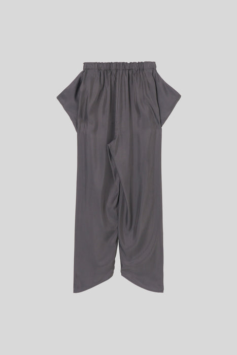 Chambray Drape Pants_Gray