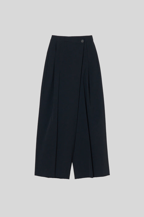 Nylon Cotton Cross Pants_White