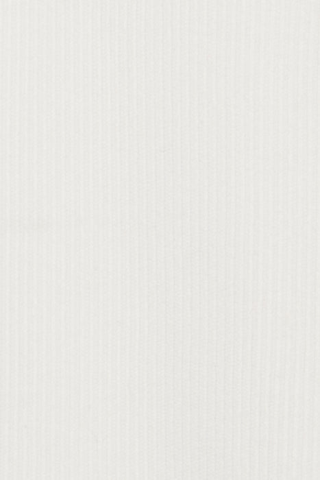 Rib Knit Body Suit_White