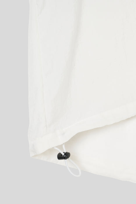 Light Nylon Half Zip P/O_White
