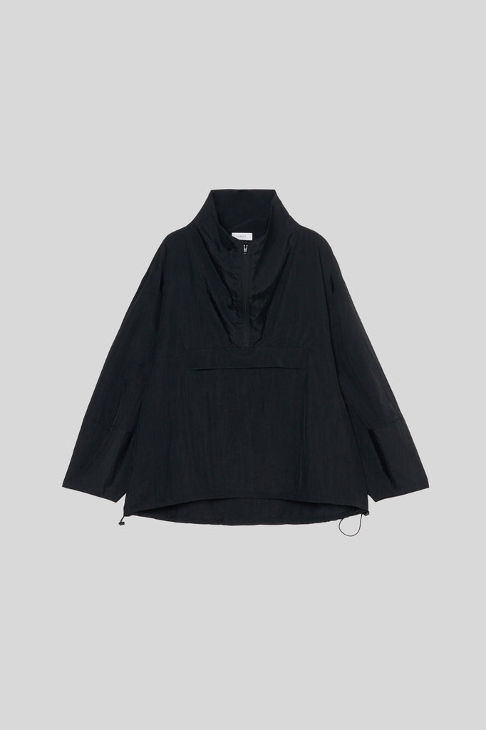Light Nylon Half Zip P/O_Black– IIROT