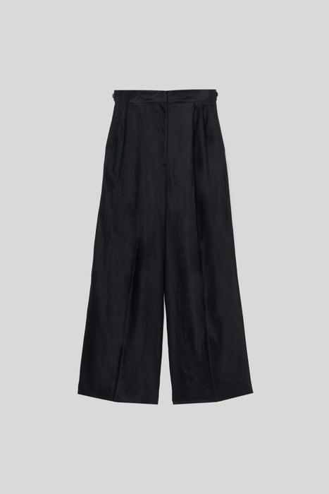 Linen Wide Trouser_Sand Beige