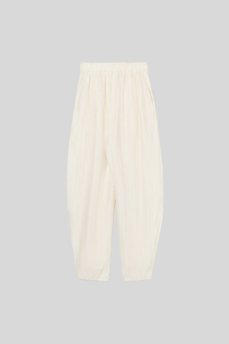 Pleats Easy Pants_White