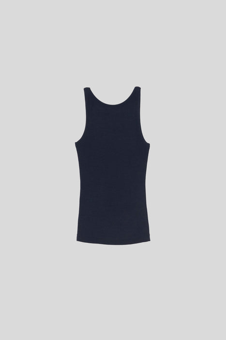 Rib Tank Top_Navy