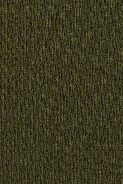 Rib Short Sleeve TS_Moss Green