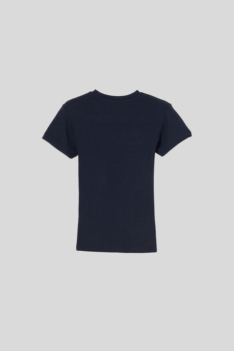 Rib Short Sleeve TS_Navy