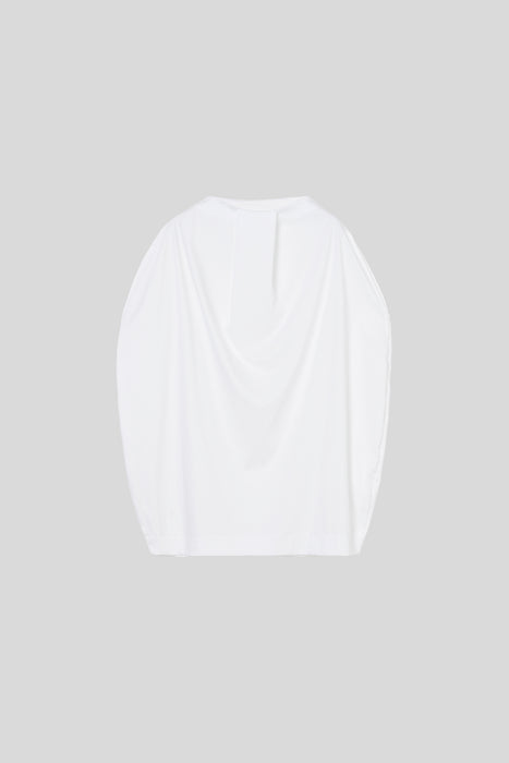 Circle Cotton Tops_White