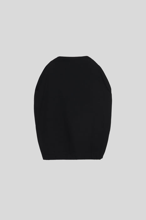 Circle Cotton Tops_Black