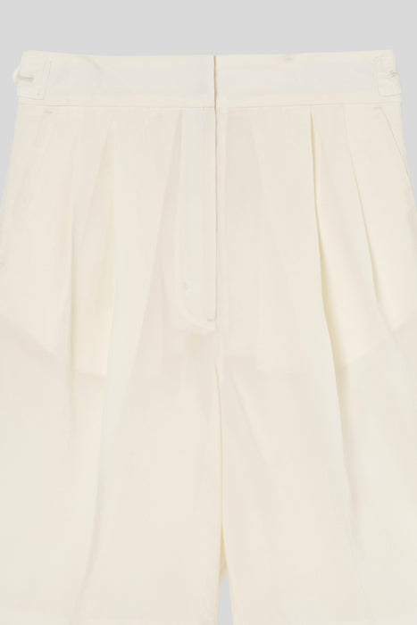 Light Sheer Half Pants_Ecru