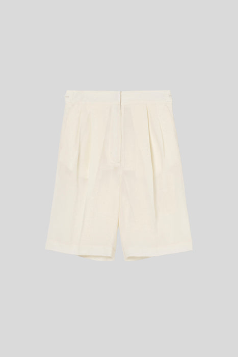 Light Sheer Half Pants_Ecru