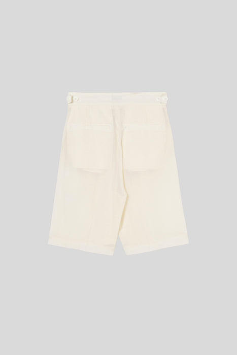 Light Sheer Half Pants_Ecru