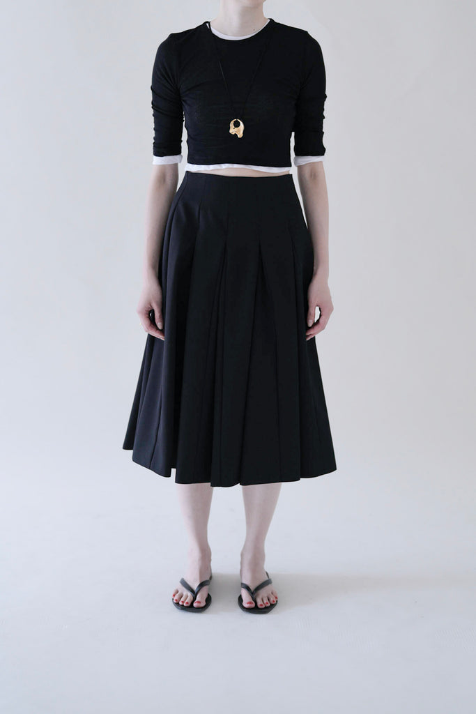 Pleated Skirt_Black– IIROT