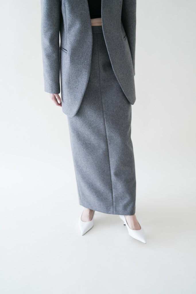 IIROT Melton Long Coat_Gray - www.addieschoice.com