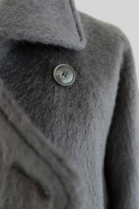 【先行予約】Kid mohair Coat_Gray