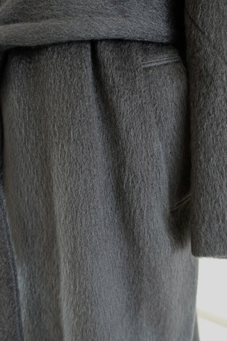 【先行予約】Kid mohair Coat_Gray
