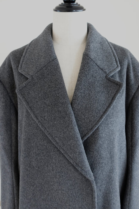 【先行予約】Double Wool Tailored Coat_Black