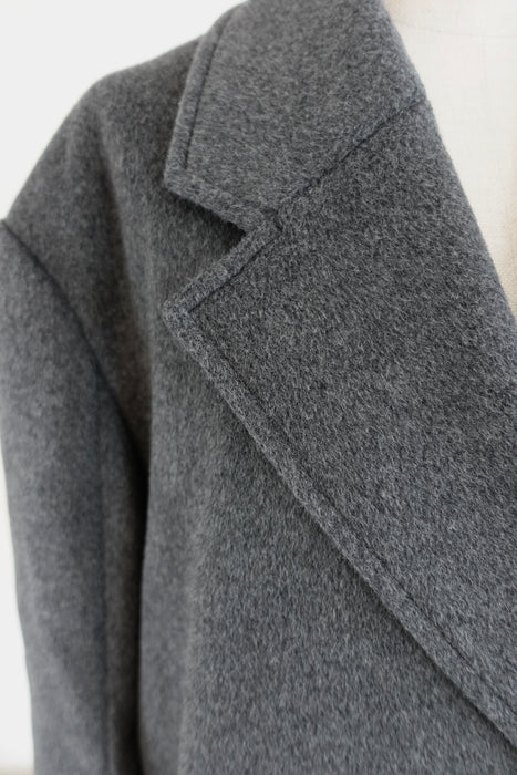 【先行予約】Double Wool Tailored Coat_Black