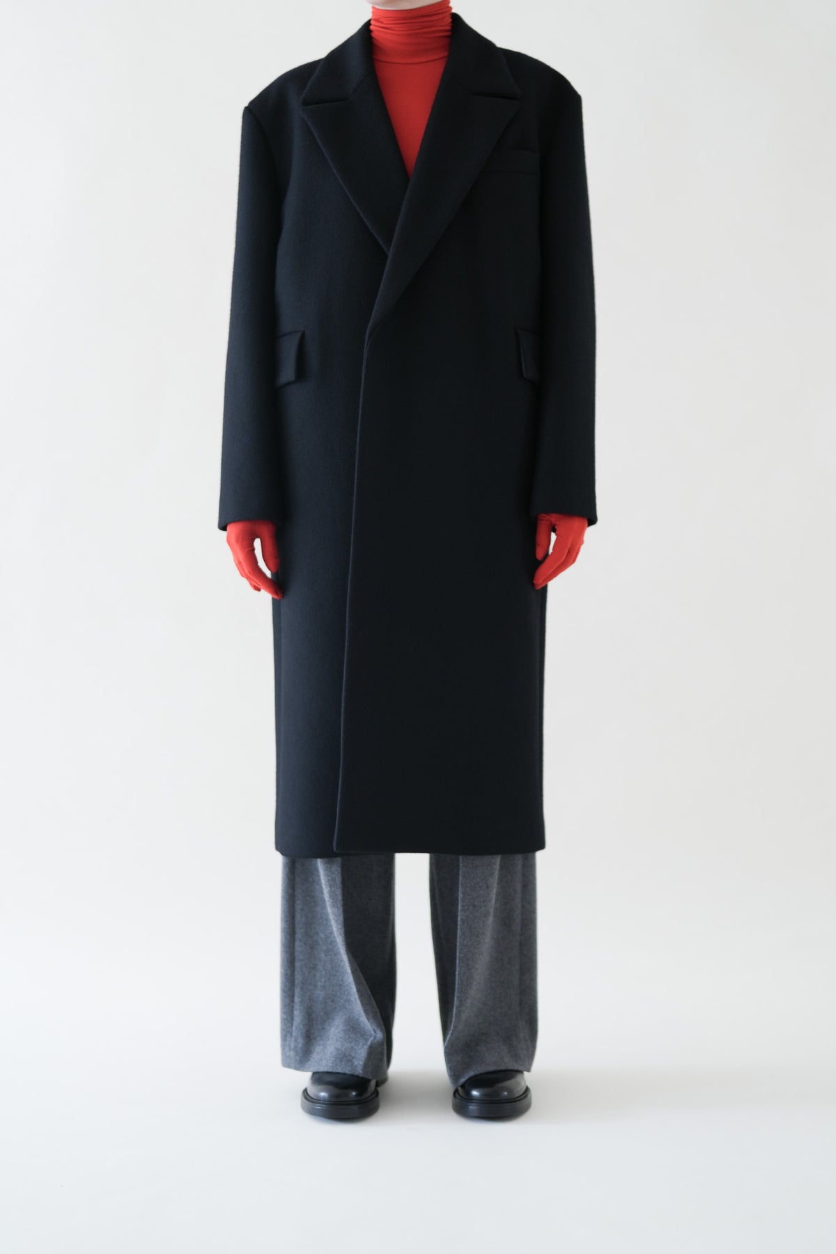 Melton chester coat_Black– IIROT