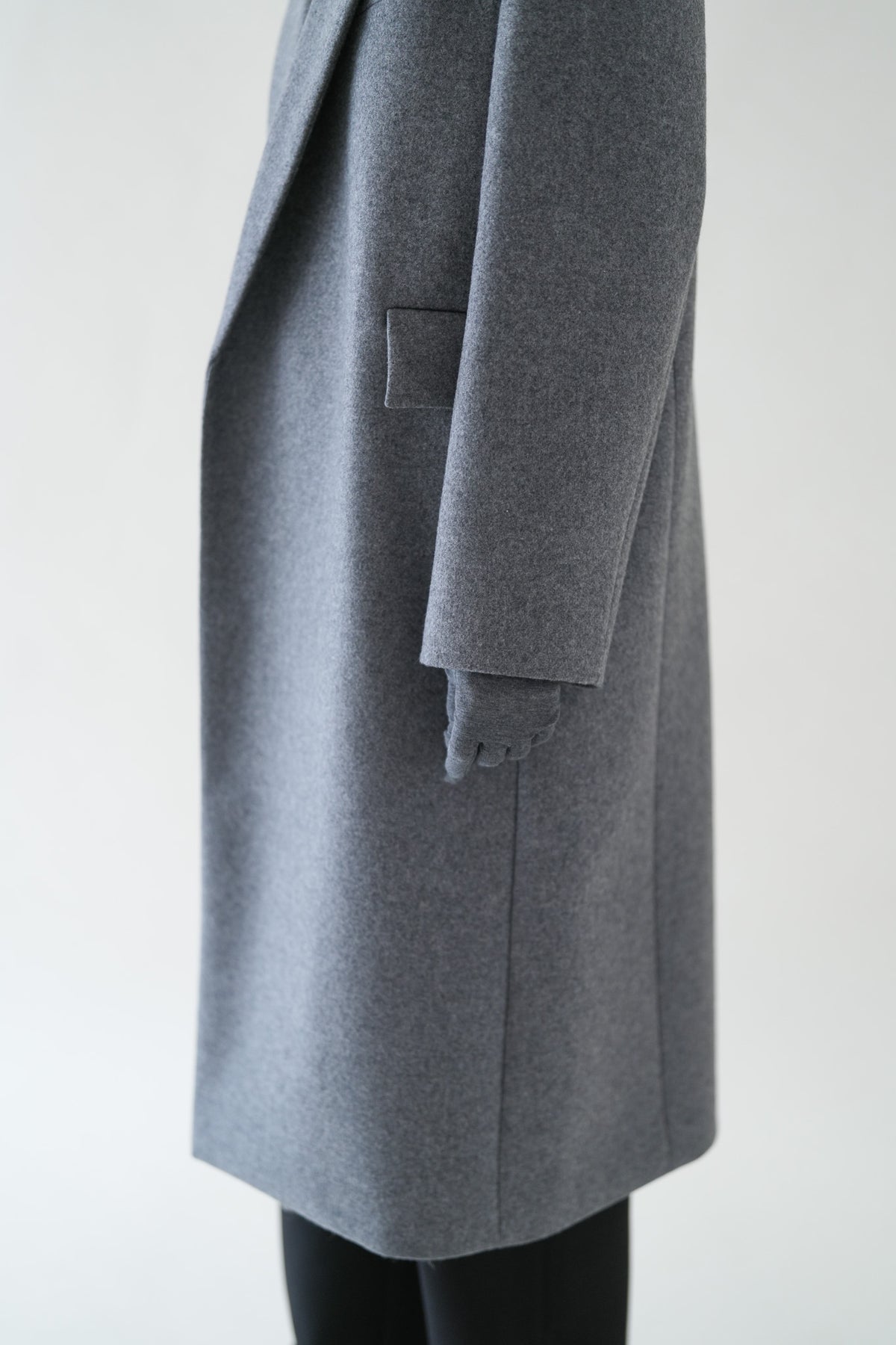 Melton chester coat_Gray– IIROT