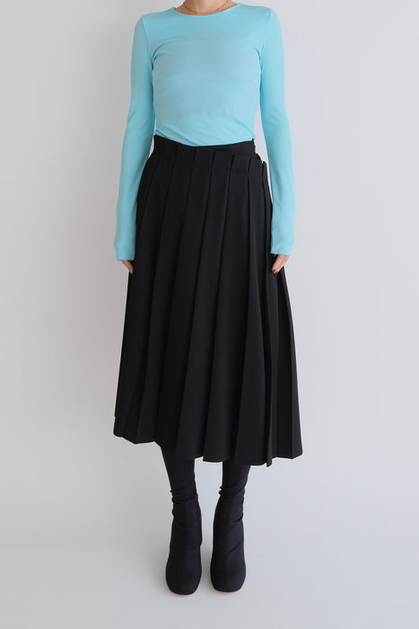 Pleats Skirt_Black