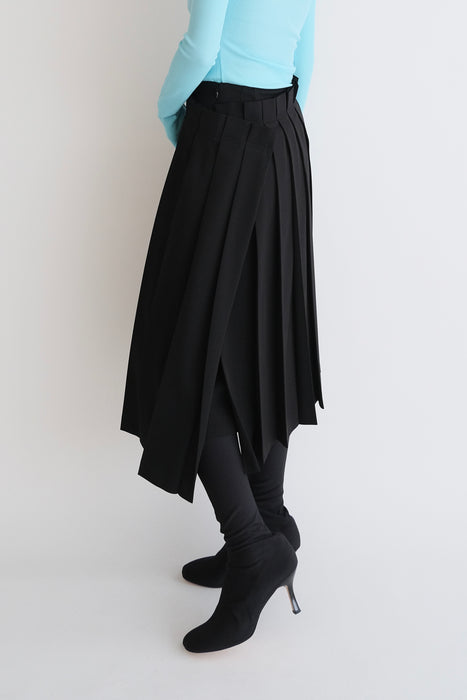 Pleats Skirt_Black