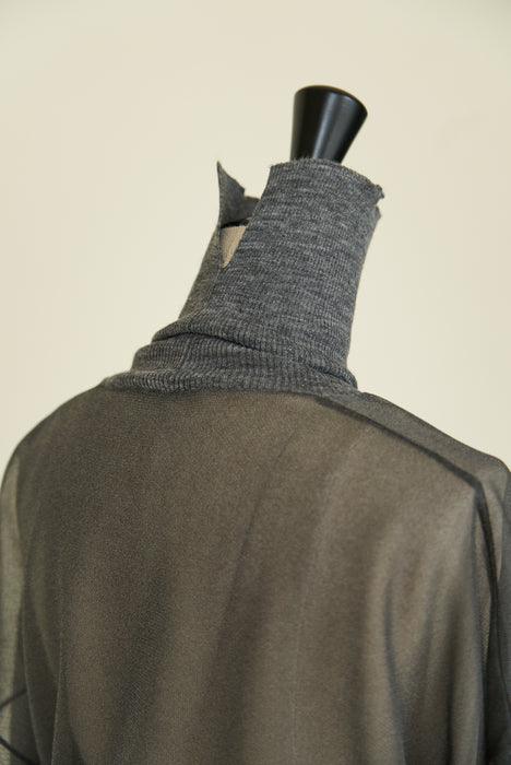 SUKERU sheer knit_Gray