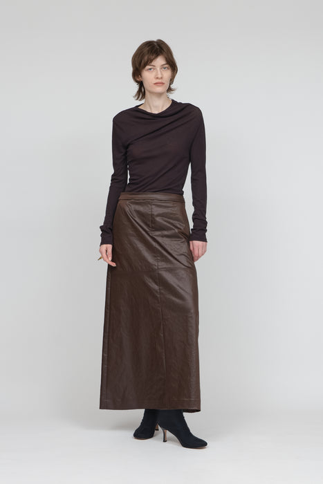 Leather touch Skirt