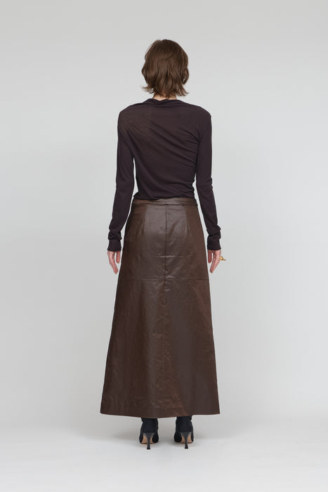 Leather touch Skirt