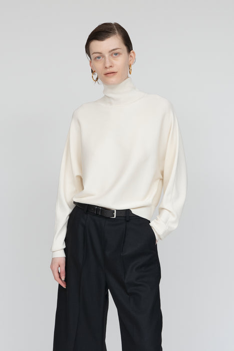 Wool silk Turtle Knit