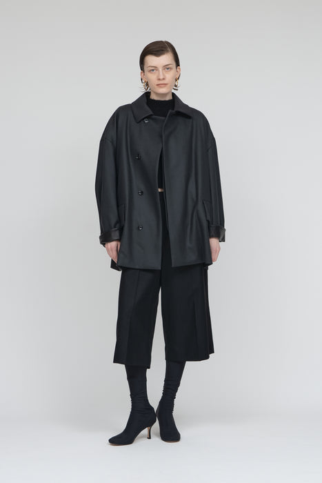 Stand fall collar Coat