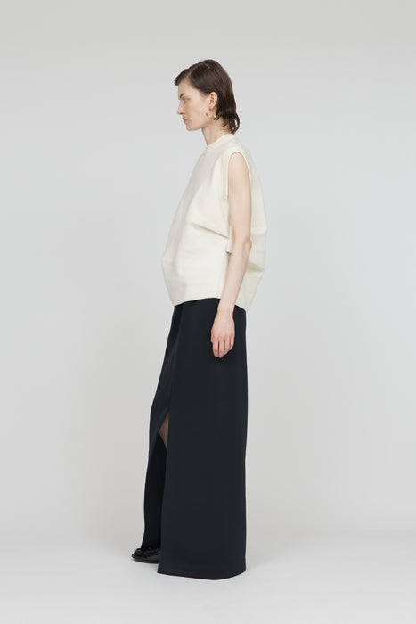 Slit jersey Skirt