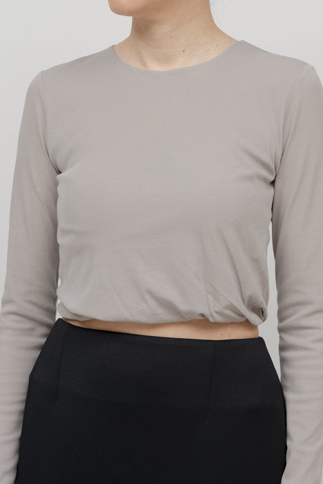 Cropped Jersey_Gray