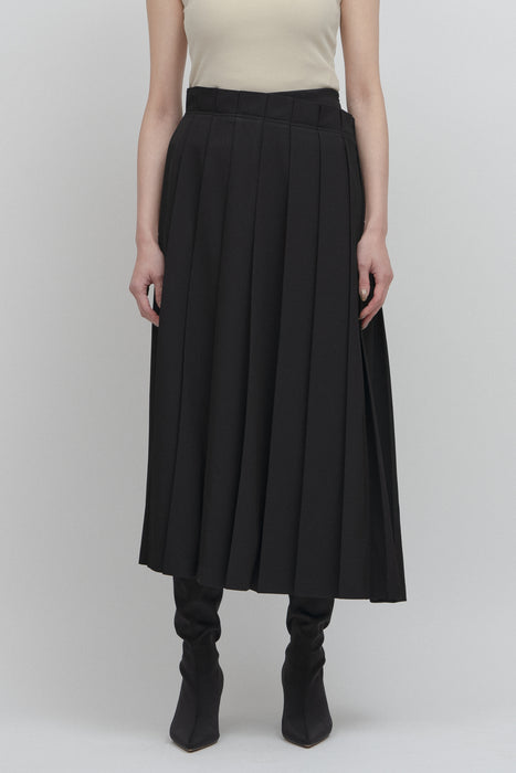 Pleats Skirt_Black