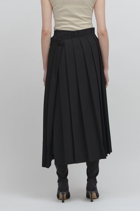 Pleats Skirt_Black