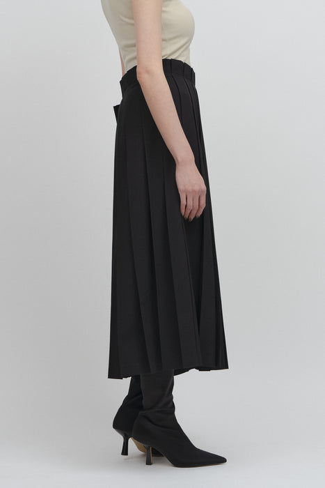Pleats Skirt_Black