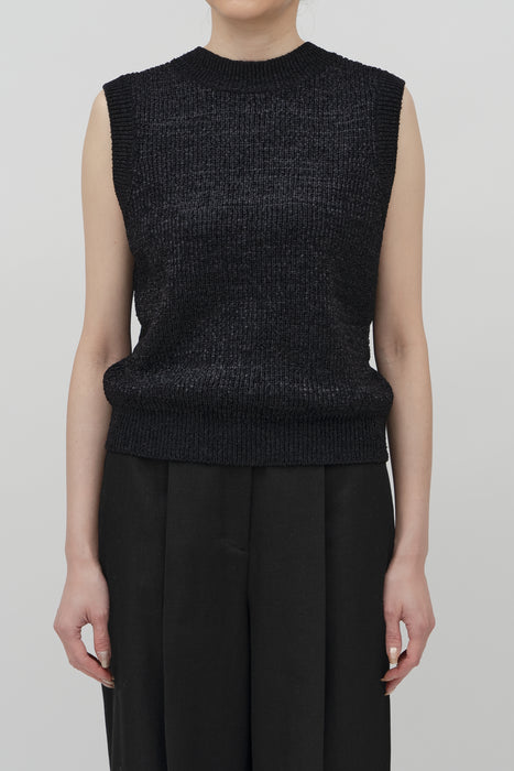 Bright nylon knit_Black