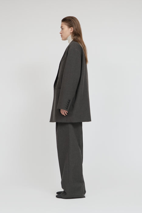 Wool Serge Jacket_Khaki