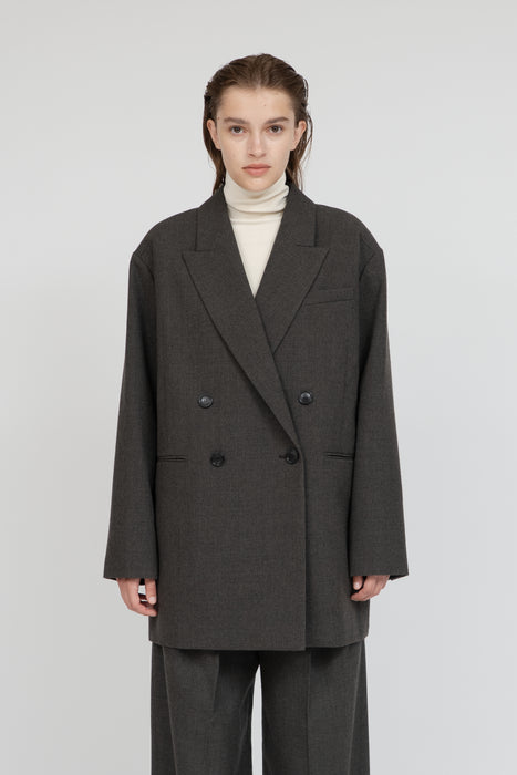 Wool Serge Jacket_Black